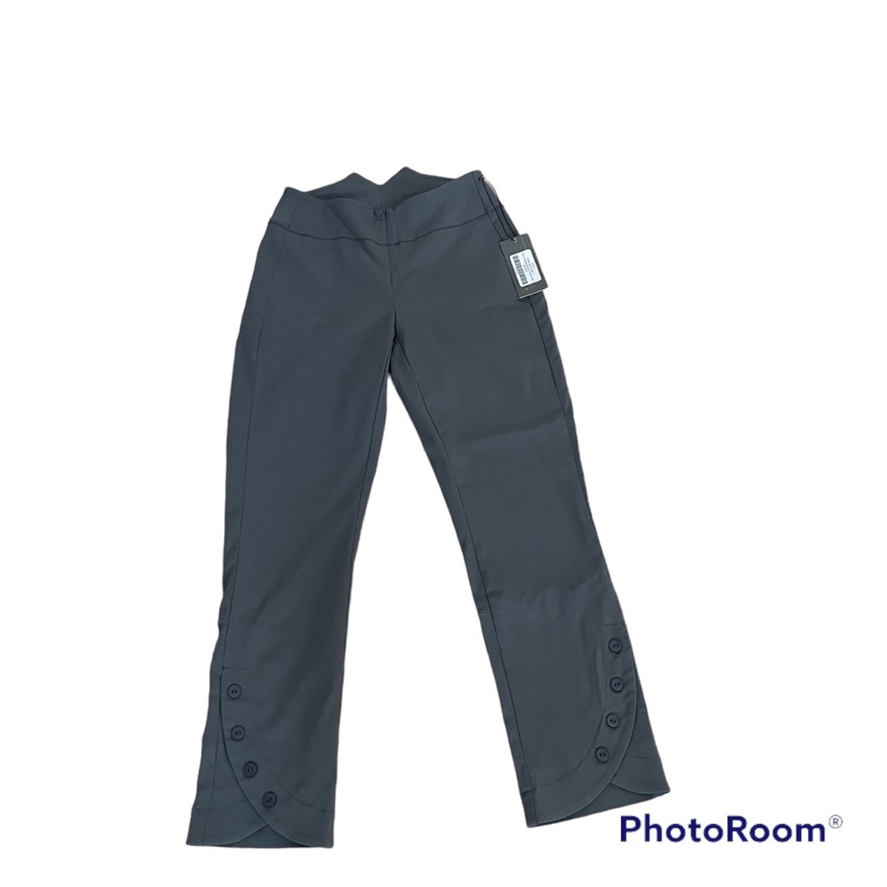 Porto Lion Tamer Gull Cropped Button Pant S Gray